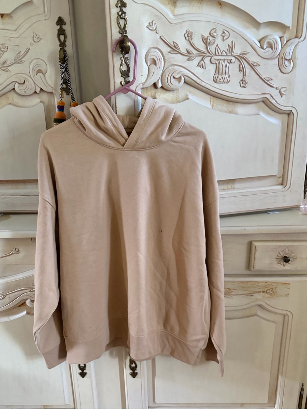 New American Eagle Beige Women's Hoodie